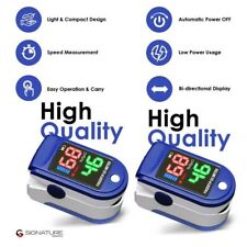 2PK USA LED Finger tip Pulse Oximeter Blood Oxygen SpO2 Monitor LK87 4xAAA 3-day picture