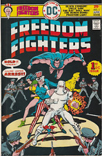 FREEDOM FIGHTERS #1   FIRST SOLO BOOK  DC  1976  NICE picture