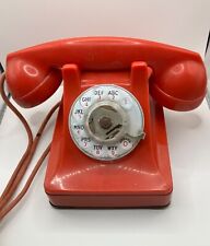 Vintage Bell System Western Electric 302 Pekin Red Rotary Dial Working, 1940s picture