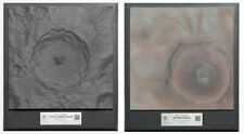 The Moon's Tycho Crater & Mars' Olympus Mons Models from NASA Data Accurate picture