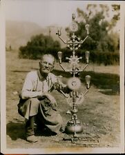 GA60 Original Underwood Photo BRANCHED CANDLESTICK OF TABERNACLE Electrolier picture