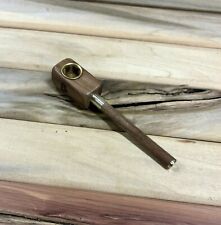Black Walnut Wood Dual-Use Pipe (One Hitter Pipe & Attachable Hitter Bowl) picture