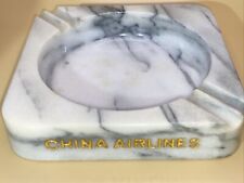 Vintage China Airlines Chinese Marble Ashtray Very Rare Aviation Antiques picture