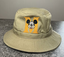 90s VTG Disney Mickey Mouse Bucket Hat Disneyland Goofys Hat Co Made In USA picture