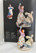 USSR Russian 'Dancing to the Accordion ' Porcelain Figurine, Dulevo 1950's picture