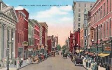 c1930s Paducah Kentucky Street View Sears, JC Penny, Columbia Theatre Postcard picture