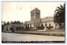 1921 Museum Golden Gate Park San Francisco California CA RPPC Photo Postcard picture