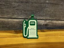 Vintage Ethanol Made In Kansas Keychain Gas Pump Keyring Green picture