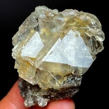 144g NATURAL Fantastic Cubic High transparency FLUORITE QUARTZ Crystal A523 picture