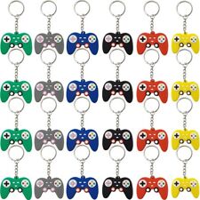 24PCS Video Game Controller Keychains in 6 Colors Video Game Party Controller... picture