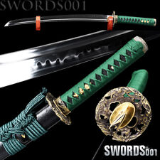 hand polished clay tempered Japanese samurai wakizashi sword t10 carbon steel picture