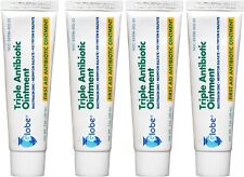 4 Tubes Triple Antibiotic + Pain Relief Wound Care (Compare to Neosporin) 1 OZ picture