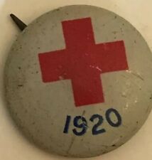 Antique Vintage 1920 American Red Cross Mini Pin picture