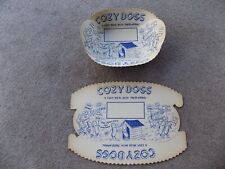 Just discovered 1946 Cozy Dogs Springfield Illinois cardboard serving tray picture