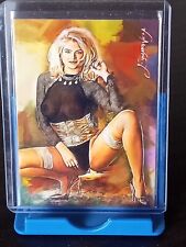 AP1 Anna Nicole Smith #8 - ACEO Art Card Signed by Artist 50/50 picture