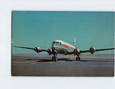 Postcard Japan Airlines DC-6B Pacific Courier Aircraft picture