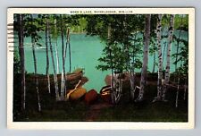 Rhinelander, WI-Wisconsin, Moen's Lake Antique c1939, Vintage Souvenir Postcard picture