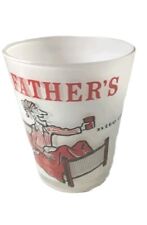 Vintage Father's Nite Cap Novelty Drinking Glass Measures up to 15 oz. picture