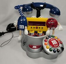 M&M Candy AM/FM Radio Telephone w/ Redial Alarm Clock/ Snooze Works, Vintage. picture