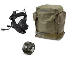 LARGE Polish Military Gas Mask Set Chemical Nuclear Biological NBC MP5 40mm Nato picture