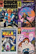Marvel Comics #1 Lot, Chuck Norris, Longshot, The Hulk, Firestar (minor defects) picture