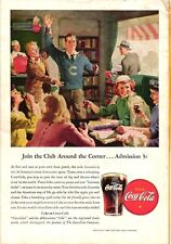 1946 Coca Cola Coke Print Ad Friends School Library Vintage picture