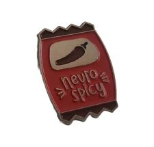 Neuro Spicy Enamel Pin Chili Sauce Packet Neurodivergant ADHD Autism Lapel picture