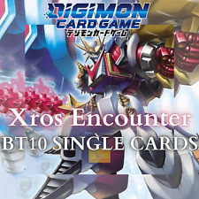 Digimon Card Game bt-10 Xros Encounter bt10 single cards booster box english picture