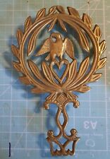 Vintage Brass Trivert Hot Plate With Eagle Detail picture