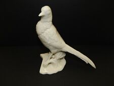 Antique Vintage Ivory Colored Porcelain Pheasant Bird Figurine Elegant Victorian picture