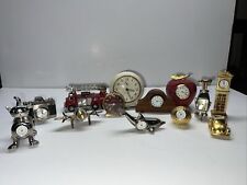 Lot Of 13 Miniature Clocks - used - Untested picture