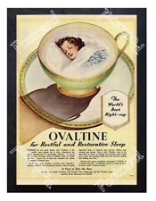 Historic Ovaltine Sleep In A Cup 1951 Advertising Postcard picture