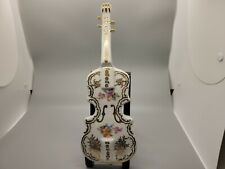 Limoges France Cello Violin White Trinket Box (8) picture