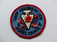 Used 1978 Camp Arrowhead Ozarks Council Boy Scout BSA Patch Arrowhead Camp Fire picture