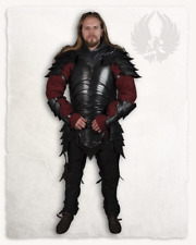 DRAGOMIR Full Suit Of Armor Blackened Steel Knight Full Suit Of Armor Costume picture