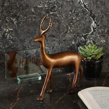 Vintage Standing Deer Brass Showpiece picture