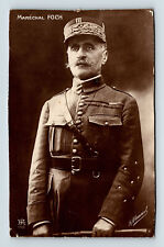 WWI Era RPPC Postcard France Marechal Ferdinand Foch Allied Supreme Commander picture