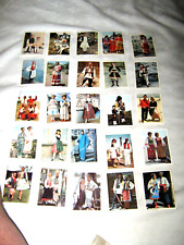 Vintage 1966 Set of 25 Weet-Bix National Costumes of the Old World Trading Cards picture