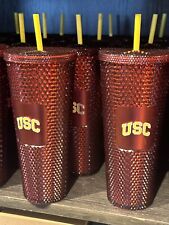USC Starbucks University Of Southern California Red Studded College Tumbler NEW picture