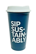 Starbucks 2022 Earth Day Sip Sustainably Blue Reusable 16oz Grande Hot Cup picture