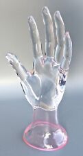 Vintage Acrylic Hand Sculpture Ring Display Jewelry MCM Groovy picture