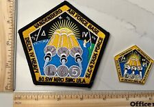 MILITARY BLACK OPS CHALLENGE COIN & PATCH SET- NROL-65 V. A NRO SMC ULA DELTA IV picture