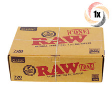 1x Box Raw Classic Cones | 720 Per Box | Single Size 70MM/45MM | + 2 Free Tubes picture