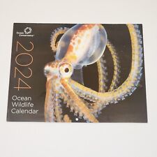 NEW OCEAN CONSERVANCY 2024 Ocean Wildlife Wall Calendar Beautiful & Colorful picture