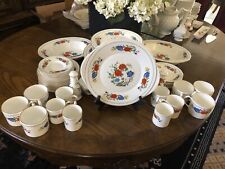 Aynsley Famille Rose China - Huge Set w Place Settings & Serving Pieces  England picture