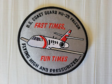 New USCG FLYING HIGH and Pressurized  in a COAST GUARD  FALCON JET  HU-25  PATCH picture