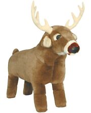 Carstens Home White Tail Deer Footstool Multi picture
