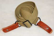 Heavy Duty SKS Rifle Sling, Cotton Canvas Web, Metal Hardware, Leather Loop Tabs picture