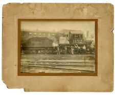 REDUCED Cabinet Photo Reading Railroad Train ca1900  Philadelphia PA Mitchell picture
