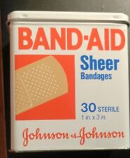 Tin Band Aid Box, Contains Bandages, Vintage picture